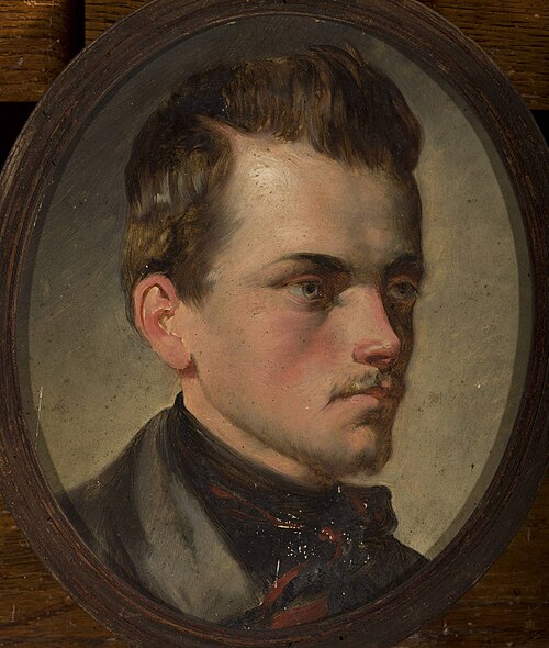 Portrait of a man, 1900, Casimir Mordasewicz