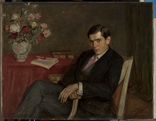 Portrait of Bolesław Malinowski, 1912, Casimir Mordasewicz