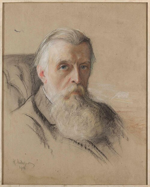 Portret Aleksandra Świętochowskiego, 1908, Casimir Mordasewicz