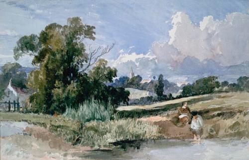 David Cox - Landscape in North Wales, , David Cox
