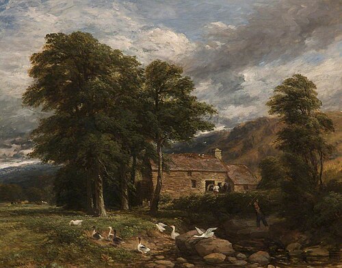 The Old Mill at Bettws-y-Coed, 1847, David Cox