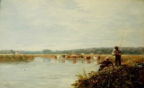 Boys Fishing, 1849, David Cox