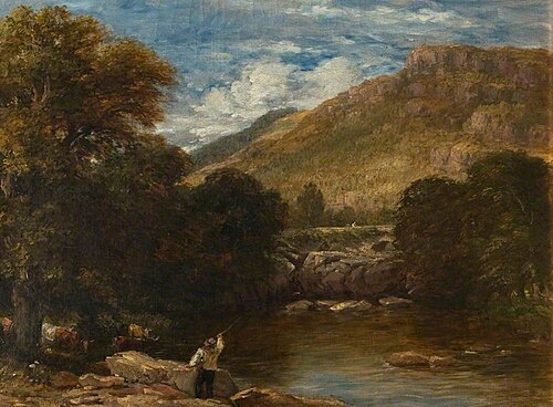 Pont-y-Pair, Conwy, 1851, David Cox