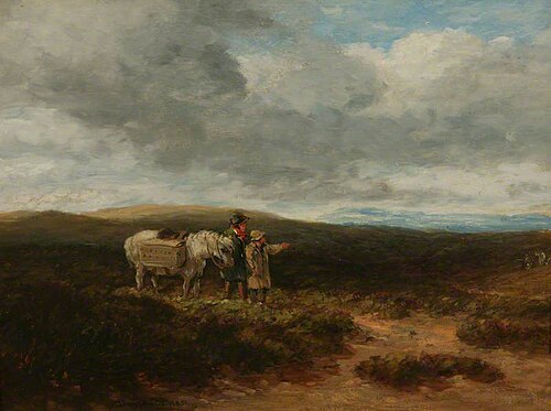 Crossing the Moor, 1851, David Cox