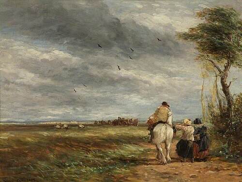 Going to the Hayfield, 1852, David Cox