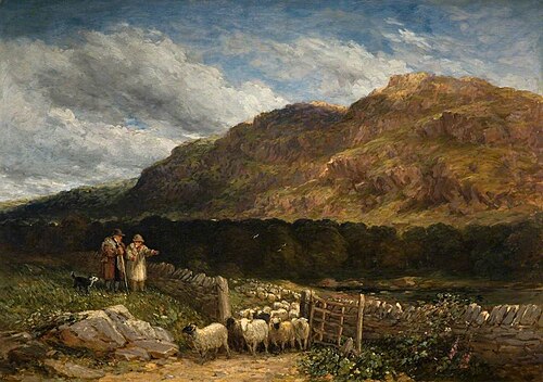 Counting the Flock, 1852, David Cox
