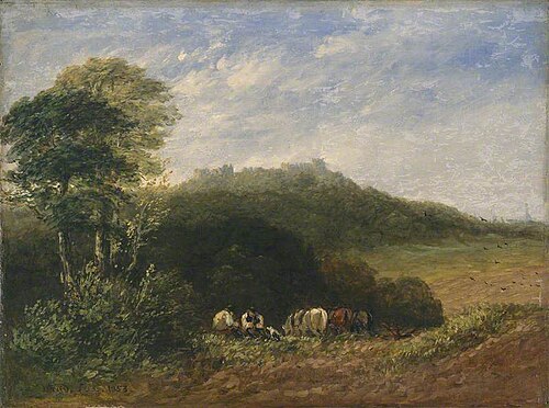 Dudley Castle, 1853, David Cox