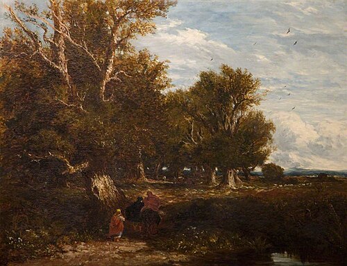 The Skirts of the Wood, , David Cox