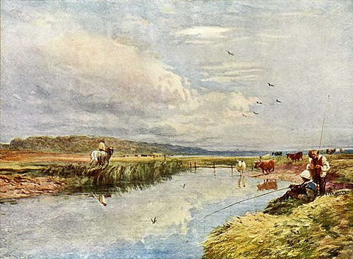 Boys Fishing, 1859, David Cox