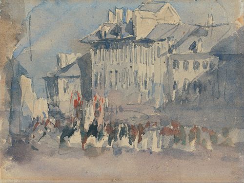 A Religious Procession, 1850, David Cox