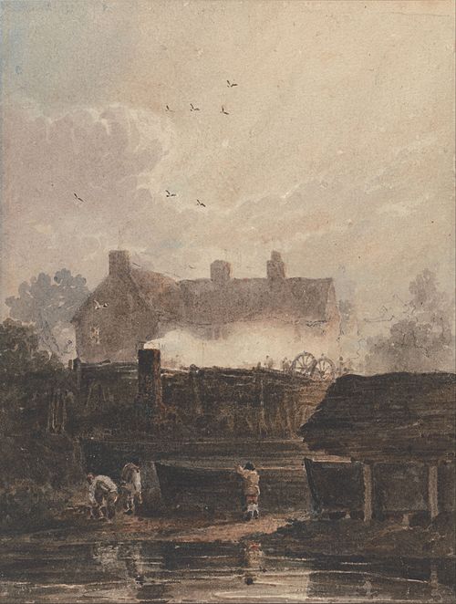 Dockyard at Birmingham, 1800, David Cox