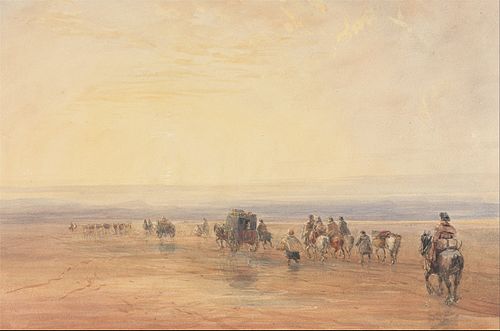 Crossing Lancaster Sands, 1830, David Cox