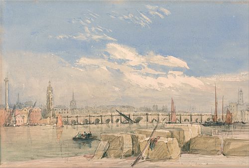 London Bridge, 1831, David Cox