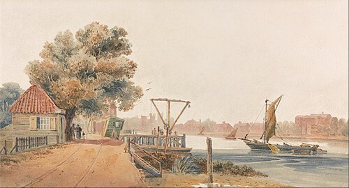 Millbank, 1810, David Cox
