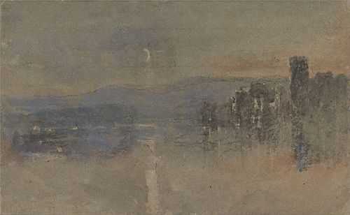 Moonlight Landscape, 1850, David Cox