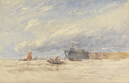 On the Medway, 1850, David Cox