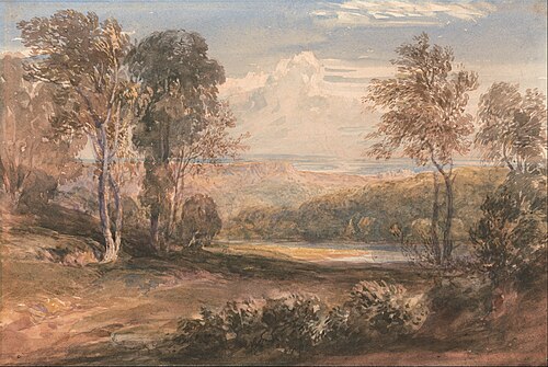 On the Wye, 1832, David Cox