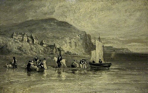 Coast scene near Hastings, 1812, David Cox