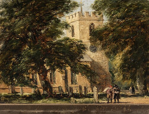 Harborne Church, near Birmingham, , David Cox