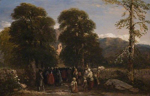 The Welsh Funeral, 1848, David Cox