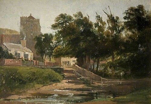 All Saints Church, Hastings, 1812, David Cox