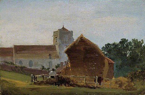 All Saints Church, Hastings, 1812, David Cox