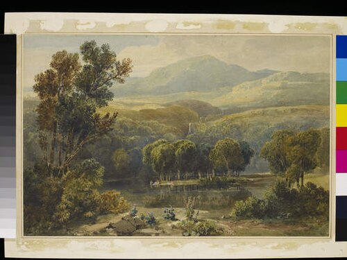 Lake Scene, North Wales, 1811, David Cox