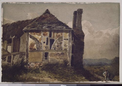 Left at a Girls' School, 1812, David Cox