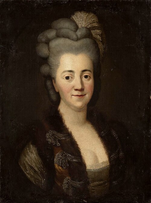 Portrait of a lady, 1784, Konstanty Aleksandrowicz