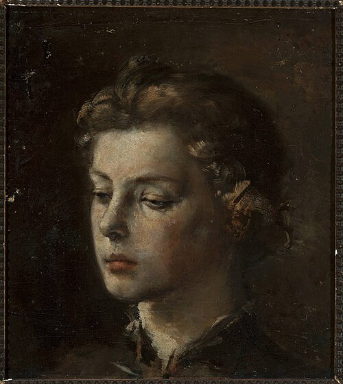 Portrait of a young girl, , Konstanty Mańkowski