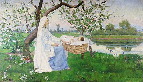 Matka Boska Wiosenna, 1894, Konstanty Mańkowski