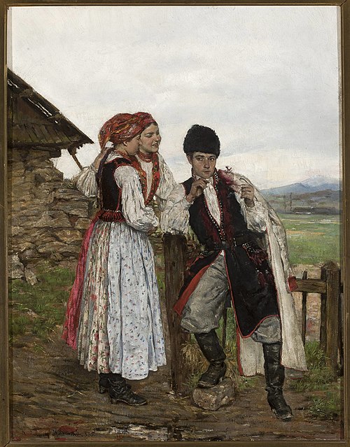 Les Cracoviens., 1885, Konstanty Mańkowski