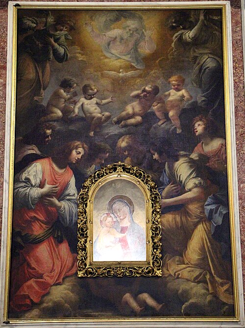 God the Father and Adoring Angels, 1638, Mario Balassi