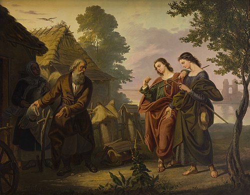Pilgrims Visiting Piast, 1865, Korneli Szlegel
