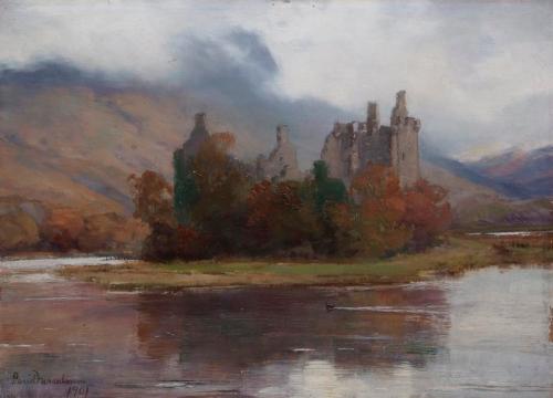 Kilchurn Castle, 1901, David Farquharson