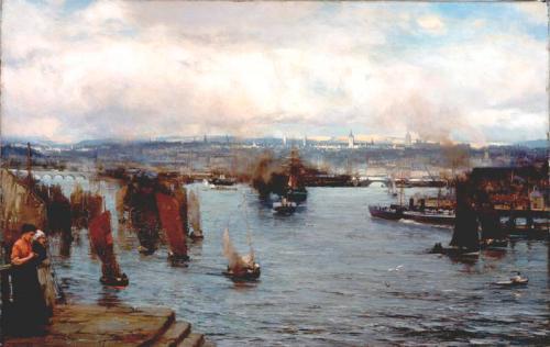 Aberdeen Harbour, 1897, David Farquharson