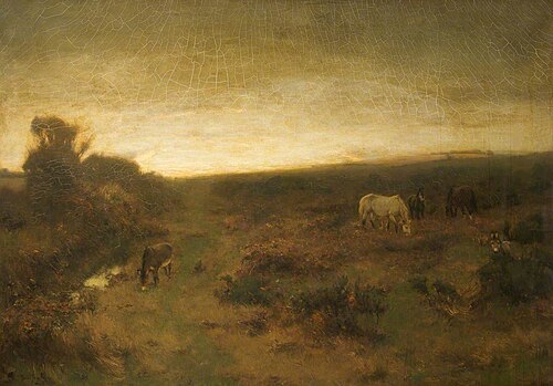 Early Morning on Beer Common, South Devon, 1872, David Farquharson