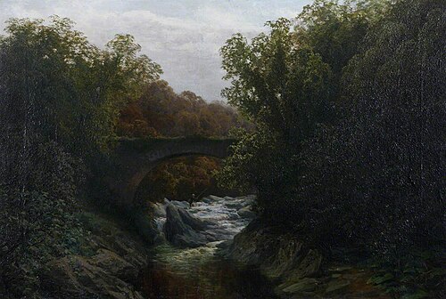 Old Bridge of Cally, 1874, David Farquharson