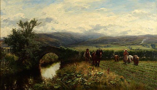 The Banks o' Allan Water, 1877, David Farquharson