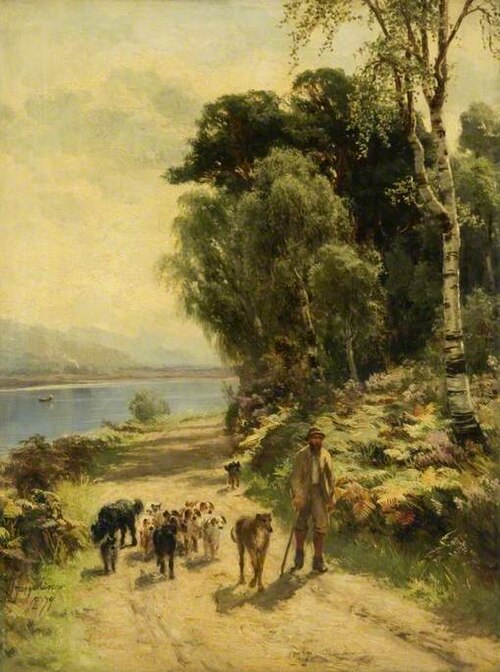 The Wayside, Loch Maree, 1879, David Farquharson