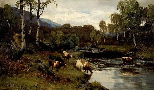 On the Achray, 1884, David Farquharson