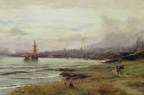 Dundee from the East, 1890, David Farquharson