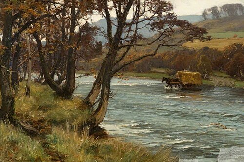 The Garry, Blair Atholl, 1890, David Farquharson