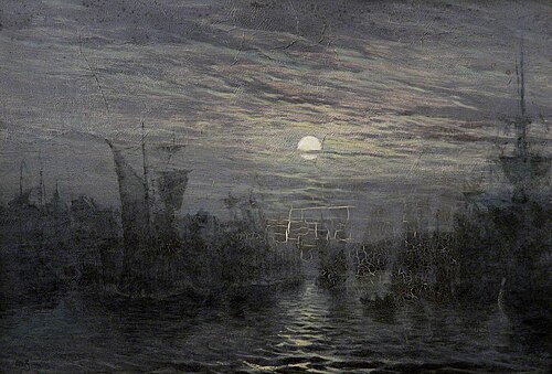 Harbour at Evening, , David Farquharson