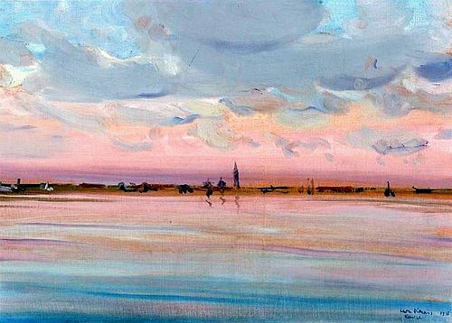 Vue du Lido, 1926, Léon Kamir Kaufmann