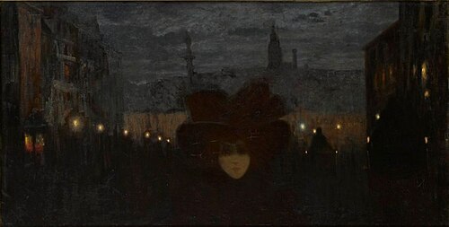 Night Moth, 1900, Léon Kamir Kaufmann