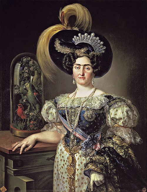 Portrait of María Francisca de Braganza, 1823, Vicente López Portaña