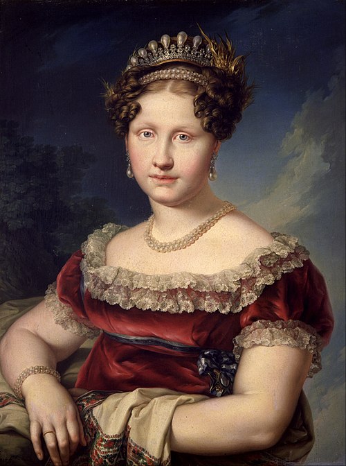 Retrato de Luisa Carlota de Borbón-Dos Sicilias, 1819, Vicente López Portaña