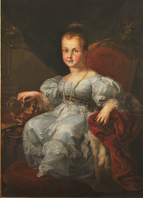 Isabel II, niña, 1833, Vicente López Portaña