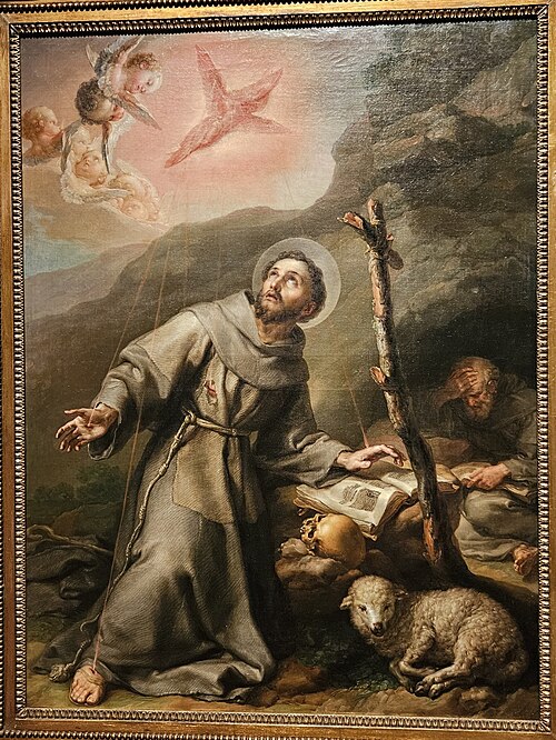 Estigmatização de São Francisco, 1810, Vicente López Portaña